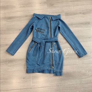Brand new denim dress